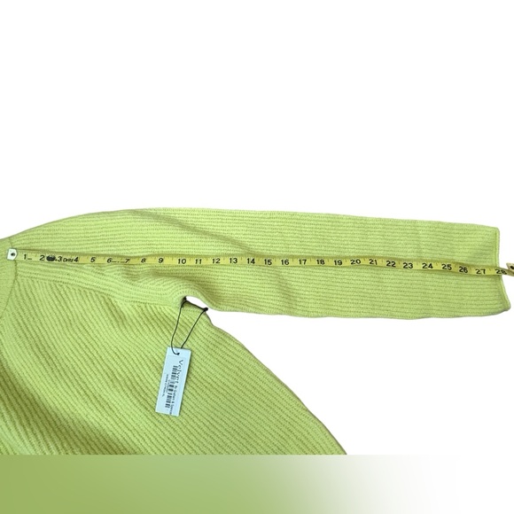 NWT Velvet - Gigi Sweater - Crew Neck - Citron (Neon Yellow/Green) - Siz… - Picture 6 of 10